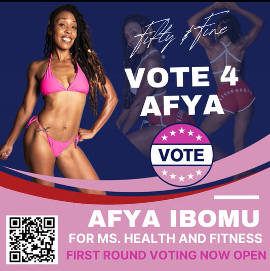 VOTE FOR AFYA to be the next Ms Health and Fitness